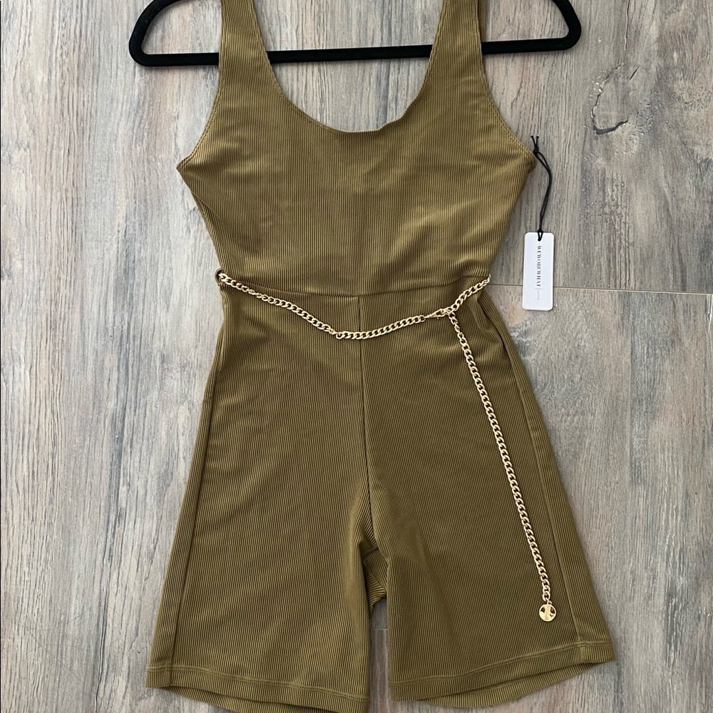 WeWoreWhat Active Scoop Bodysuit NWT